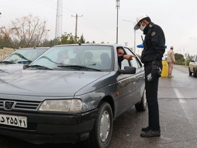 جریمه ۳۰۰۰ خودرو در شهرهای قرمز خوزستان در ۲۴ ساعت گذشته