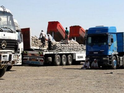 صادرات کالا از مرز چذابه بدون وقفه ادامه دارد