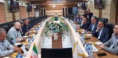 نشست معاون بانک ملی ایران با معاون مالی و اقتصادی گروه فولاد خوزستان